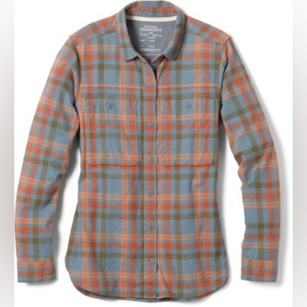 REI Women’s Wallace Lake Flannel Button Down Large